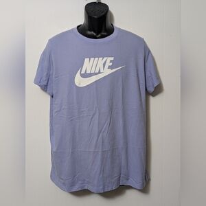 Women's Nike Icon Futura Lavender Lilac Purple T-Shirt Size XXL